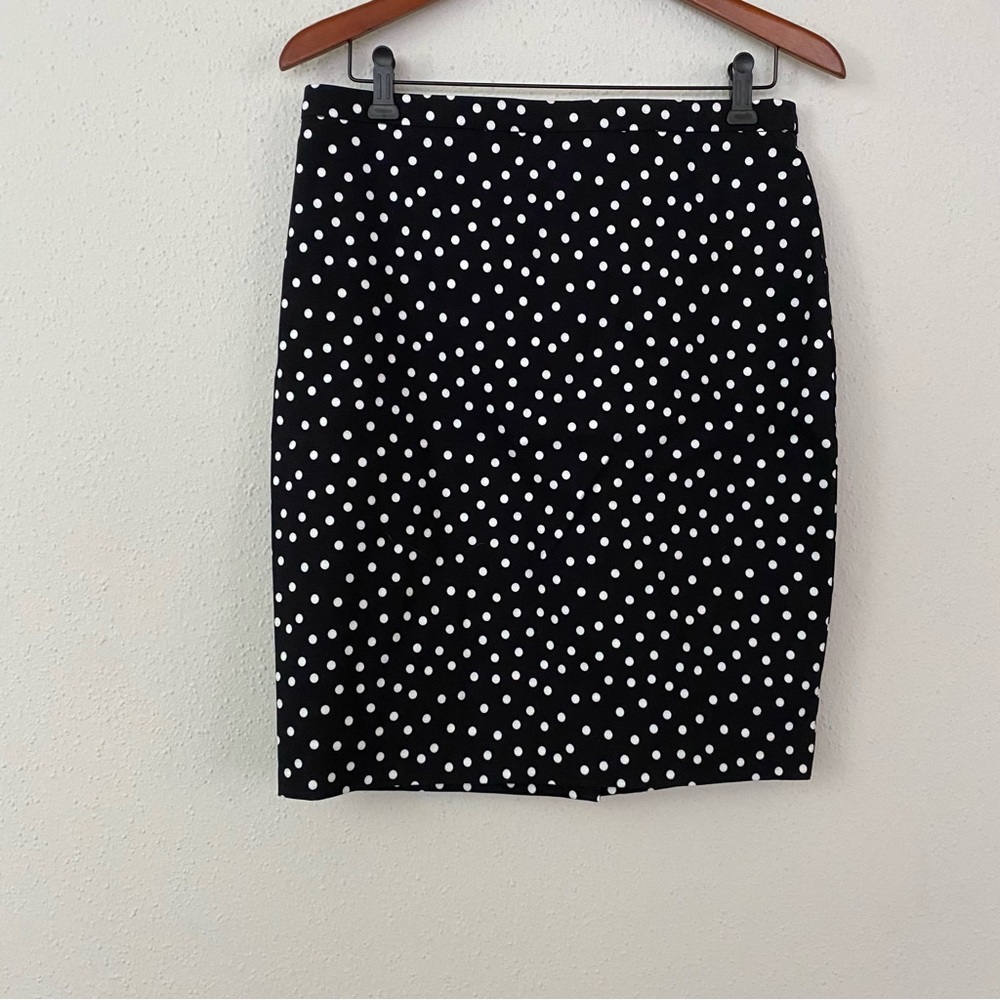 White House Black Market Polka Dot Skirt